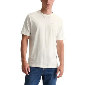 Marc O'Polo Denim - Casual T-shirt - Wit - Biologisch Katoen