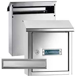 ARREGUI V4037 - Brievenbus - Glanzend Roestvrij Staal - 23 x 3 cm - Corrosiebestendig