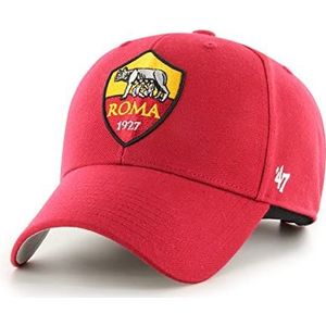'47 Brand AS Roma MVP Honkbalpet, Bordeaux, eenheidsmaat, uniseks volwassenen, bordeaux, Eén maat