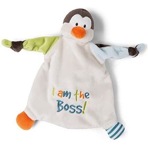 Knuffeldoek pinguïn ""Ik ben de baas