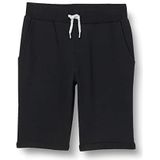 NAME IT Nkmvermo Long SWE Unb F Noos shorts voor jongens, zwart, 146 cm