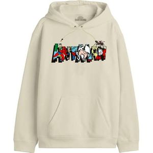 Marvel Sweatshirt met capuchon voor heren, Natuurlijk., L/Tall