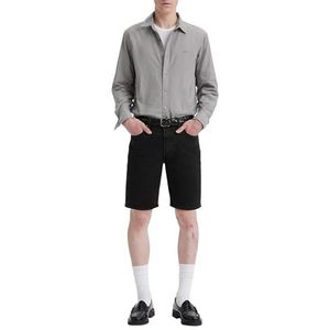 Levi's Heren 501original MID Length Shorts, Black Accord Short, 30