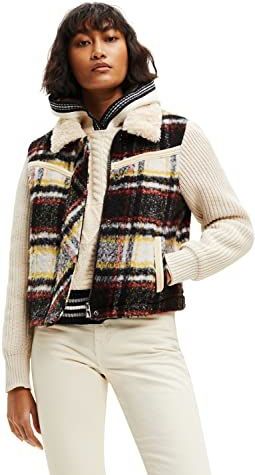 Truckerjack - Geruite Wol - Tussenjas - Met Schapenvacht - Regular Fit