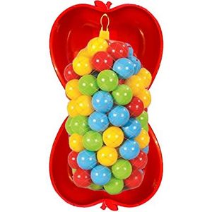 thorberg Zandbak zandbak in appelvorm XL in 4 kleuren! Kinderbadje zandschelp (2xrood + ballen)