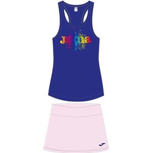 Joma 500071.7055XS - T-shirt voor heren + shorts, roze/koningsblauw, maat 5XS