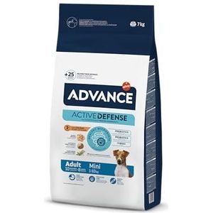 Advance Mini Adult Chicken droogvoer voor volwassen honden, kleine rassen met kip, 7 kg