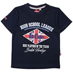 Lee Cooper T-shirt voor jongens, Marineblauw, 12 Jaren