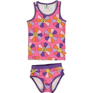 Småfolk Ondergoed-bloemen-basislaagset, roze, 1-2 jaar voor meisjes, Roze, 12-24 Maanden