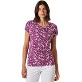 CECIL - Shirt - Magenta - Jersey - Kwartmouw