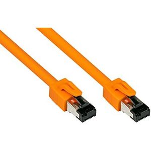 Goede connections PREMIUM Cat. 8.1 patchkabel Ronde kabel 0,5 m oranje