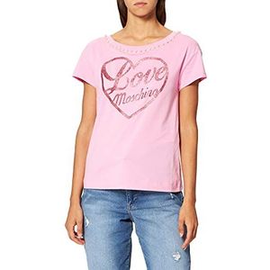Love Moschino Womens T-Shirt, PINK, 46