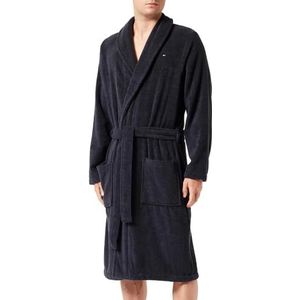 Tommy Hilfiger Pyjama voor heren badjas, Blauw (Woestijnhemel), S