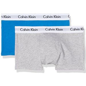 Calvin Klein jongens ondergoed set, meerkleurig (1 Victoria Blue / 1 Heather Grey 081), 164-170