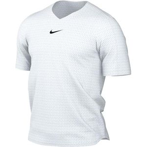 NIKE Heren M Nkct Df Advtg Top met korte mouwen, wit/zwart, M