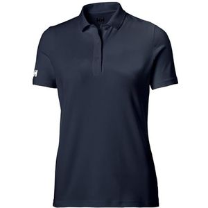 Helly Hansen W Crew Tech poloshirt voor dames, 597 NAVY, 4XL