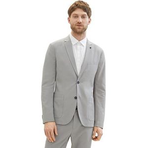 TOM TAILOR Herencolbert, 35224 - Lichtgrijs wit Houndstooth, 48