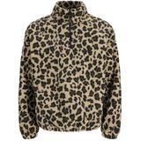 JACK & JONES Jorcheetah Teddy Half Zip Hn T25, Castor Gray, XL