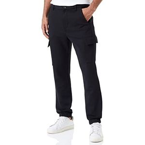 7 For All Mankind Cargo Chino Double Knit Pants voor heren, zwart, 32