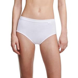 Chantelle Dames hoge tailleband van katoenen slip, wit, large