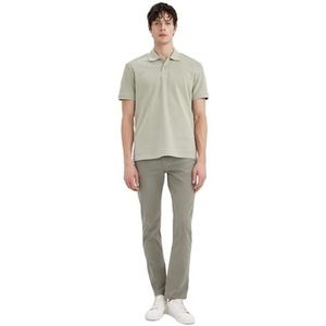 DeFacto Basic poloshirt voor heren, klassiek T-shirt voor mannen, khaki, XS