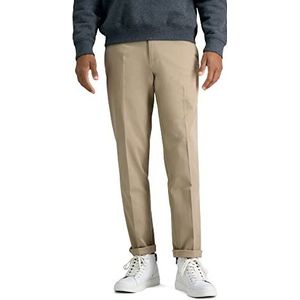 Haggar Heren Casual Broek - beige - M
