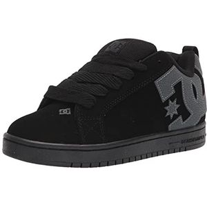 DC Heren Court Graffik Casual Skate Schoenen, Zwart/Grijs/Zwart, 41.5 EU