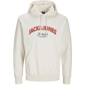 Jack & Jones Jorbronx Arch Big Sweat Hood Ub, antiek wit., S