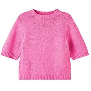 NAME IT Girl's NKFBALAO 2/4 SL gebreide bovenkleding, cyclamen, 122/128, cyclamen, 122/128 cm