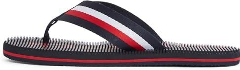 Tommy Hilfiger - Massage Beach Slippers - Slippers - Zwart - 100% Polyester