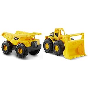 CATERPILLAR 82052 Cat Tough Rigs Set met vrachtwagen en voorlader, 38 cm