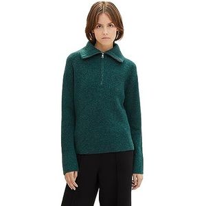 TOM TAILOR Denim Damestrui, 10592 - Midnight Forest Green Mélange, L