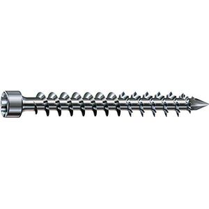 SPAX Houtbouwschroef, 8,0 x 220 mm, 50 stuks, T-STAR plus, cilinderkop, volledige schroefdraad, CUT-punt, WIROX A3J, 1221010802205