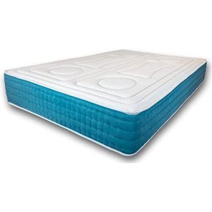 Imperial Confort VisConfort matras, visco-elastisch, geheugeneffect, ademend, dubbelzijdig (winter/zomer), dikte 30 cm, 135 x 190 cm