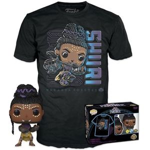 Funko Pop! & tee: Arvel - Black Panther Shuri - medium - T-shirt, flanel - kleding met verzamelfiguur vinyl - cadeau-idee - speelgoed en T-shirt voor volwassenen heren