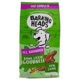 Barking Heads Chop Lickin' Lamb droogvoer voor honden, 100% natuurlijk droogvoer voor honden, met gras gevoerd lam, natuurlijke diervoeding voor volwassen honden van alle rassen, 12 kg