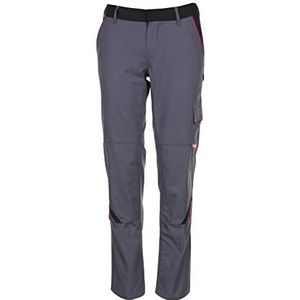 Planam Highline dames werkbroek leisteen zwart rood model 2329 maat 48