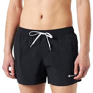 Champion Legacy Beachshorts AC Small Shorts Zwart Contrast-logo, L voor heren