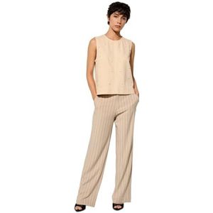 ONLY Dames Onlmilly S/L Pearl Top PNT, wit (whitecap gray), M