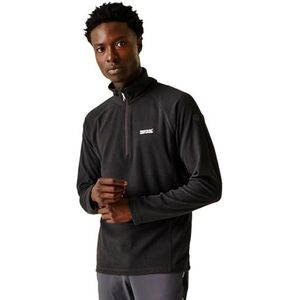 Regatta Heren Montes 1/2 Zip Mini Streep Fleece - Ash -3XL