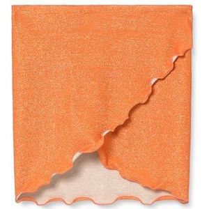 HAUTE PRESSION Badpareo voor meisjes, effen, glanzende stof, Oranje, 6 Jaren