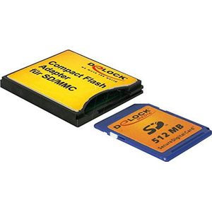 Delock Compact Flash Adapter voor SD-geheugenkaarten
