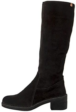 El Naturalista - 25663S301005_001 - Laarzen - Zwart - Klassiek - 8 tot 10 cm Hakhoogte