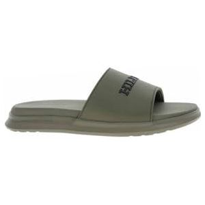 Tommy Hilfiger - Dual Density - Zwembadslippers - Kaki - 42 EU