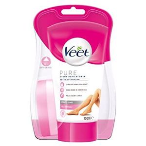 Veet Crema Depilatoria per la Doccia Pelli Normali Silk & Fresh Technology,150ml