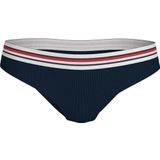 TOMMY HILFIGER - Global Stripe - Bikinislip - Blauw - 75% Polyamide, 25% Elasthan