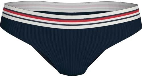 TOMMY HILFIGER - Global Stripe - Bikinislip - Blauw - 75% Polyamide, 25% Elasthan