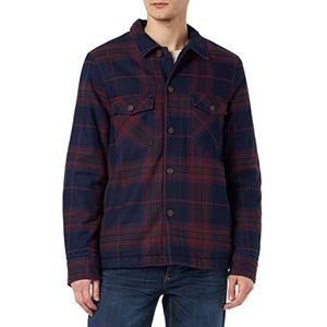 MUSTANG Heren Daniel CH-JK Jacket, Indigo Twill Check 12347, XXL