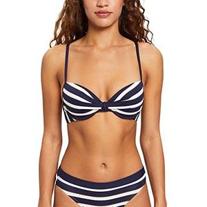 ESPRIT Brela Beach Rcs Pad.plunge Bikini, Navy 3, C EU, Navy 3, C