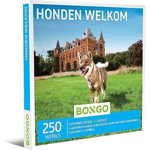 Bongo Bon - Honden Welkom | Cadeaubonnen Cadeaukaart cadeau voor man of vrouw | 250 diervriendelijke hotels